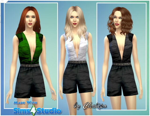 Sims 4 Playsuit by Chalipo at All 4 Sims