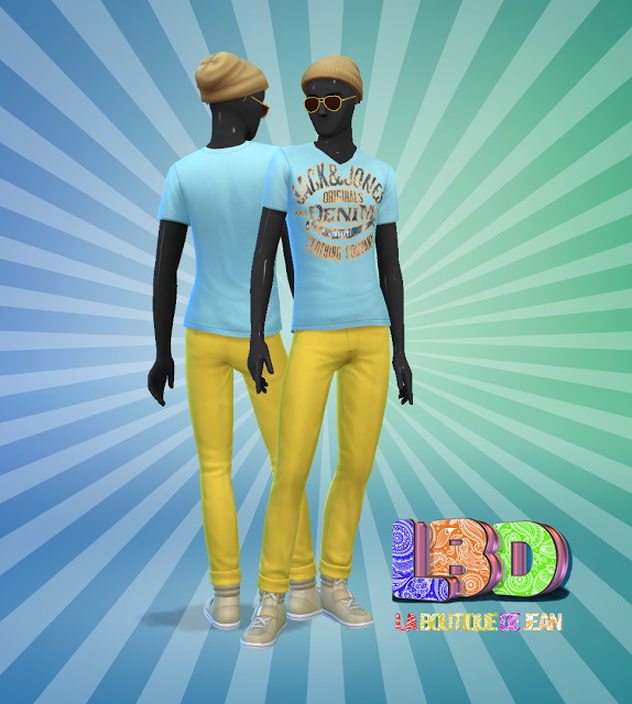 Sims 4 Jack#LBD clothes for males at La Boutique de Jean