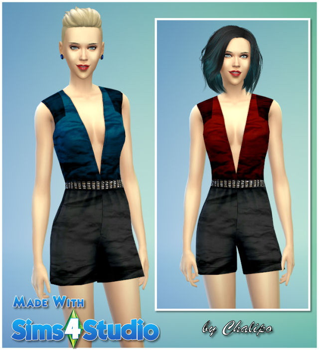 Sims 4 Playsuit by Chalipo at All 4 Sims