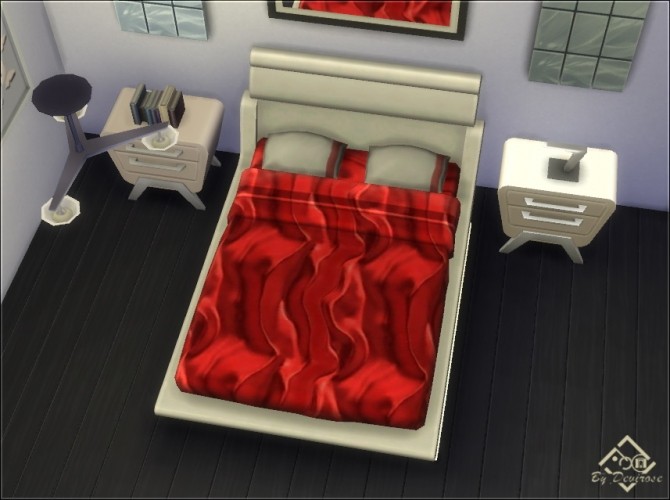 Sims 4 Curtains and Bed Recolors at Devirose Sims