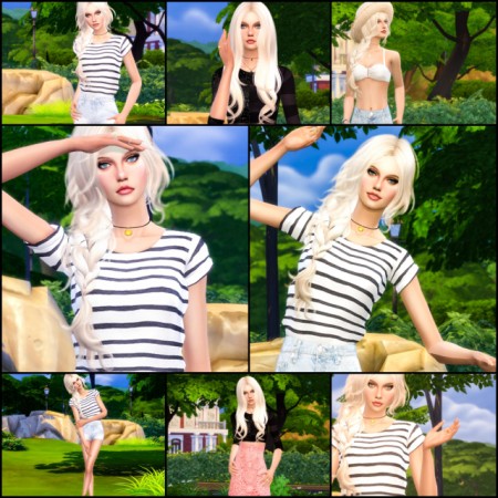8 Summer Poses for Cas and InGame by Dreacia at My Fabulous Sims