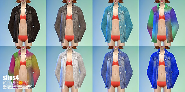 Sims 4 ACC denim jacket at Marigold