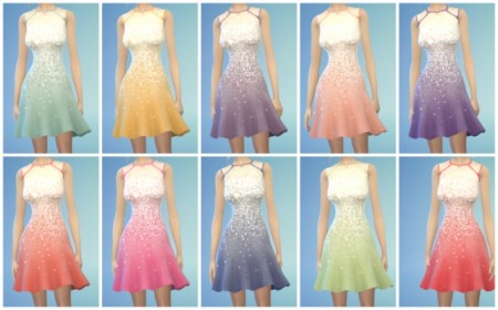 10 Luxury Cocktail Dress Recolors at The Simsperience
