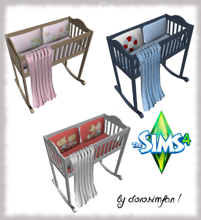 sims 4 custom content cot bed