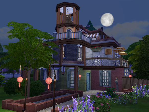 Sims 4 Village House by Ineliz at TSR