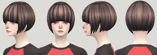Sims 4 Hair 01 BASIC Pack at Imadako