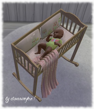 sims 4 custom content cot bed