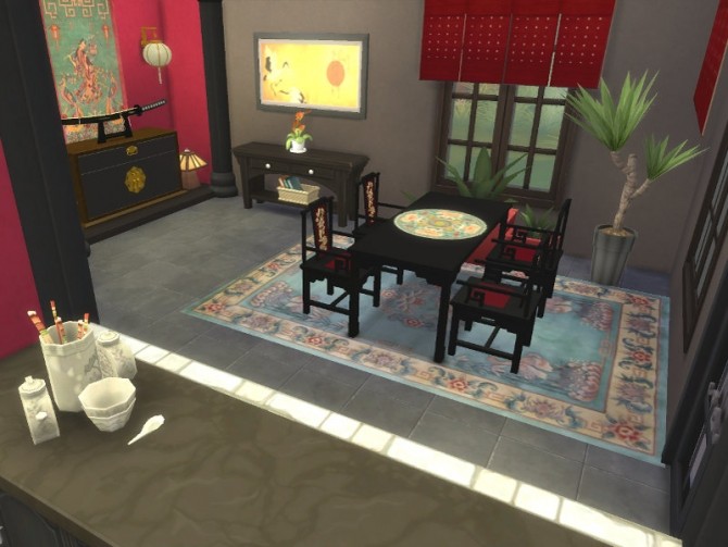 Sims 4 Choushukaku Residence at Leander Belgraves