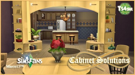 2T4 Cabinet Solutions conversion set by Marco13 at Sims Fans