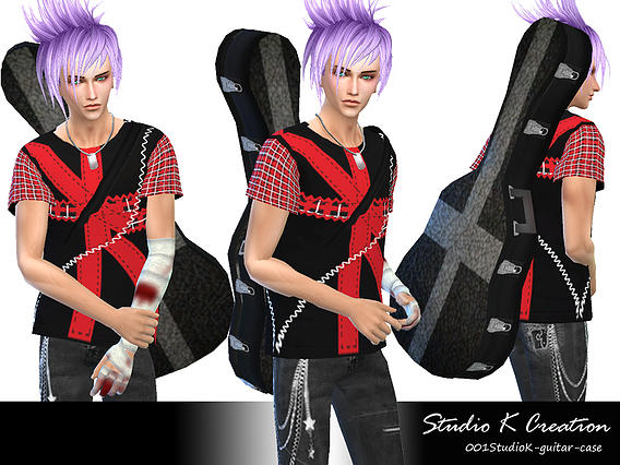 Sims 4 Guitar case acc. at Studio K Creation