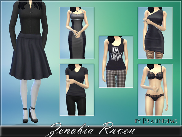 Sims 4 Zenobia Raven by Pralinesims at TSR