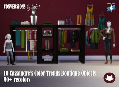 Cassandre’s Color Trends Fashion Boutique and Mirake Inspired Shop Shelves at Kitkat’s Simporium
