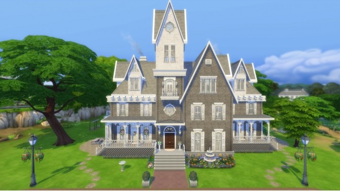 Sims 4 Willow Lake house by pollycranopolis at Mod The Sims