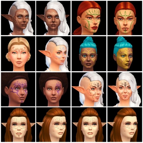 288 DAI VALLASLIN tattoos at ThatMalorieGirl » Sims 4 Updates