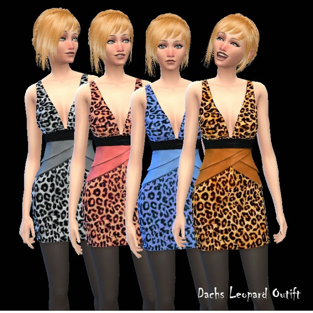 Sims 4 Two new outfits at Dachs Sims
