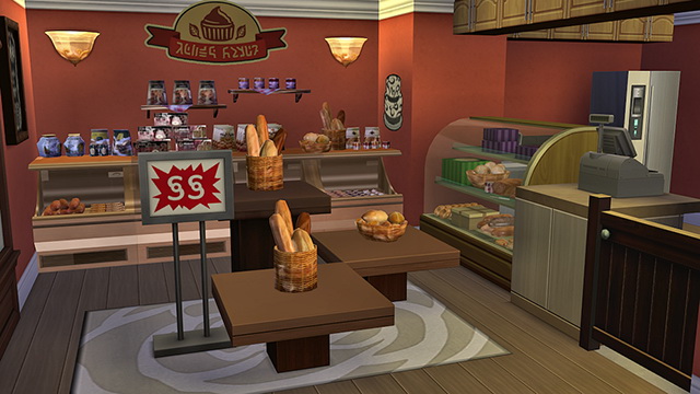 Sims 4 Ts2 to Ts4 Conversion Bakery Set by Marco13 at Sims Fans