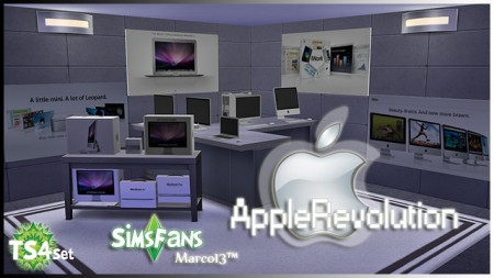 Ts2 To Ts4 Conversion Apple Revolution by Marco13 at Sims Fans