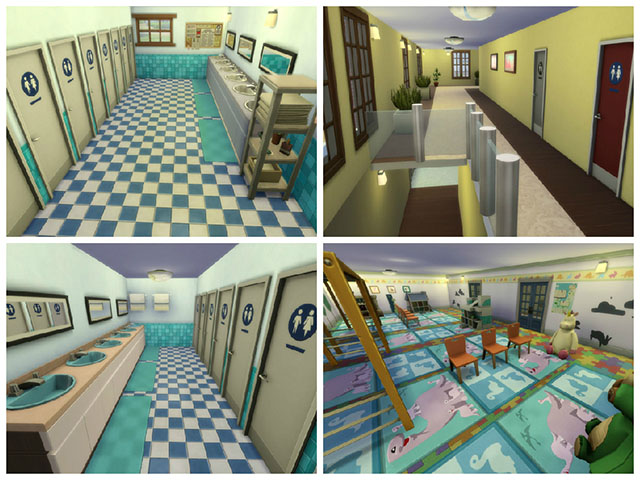 Sims 4 Elementary School by Sim4fun at Sims Fans