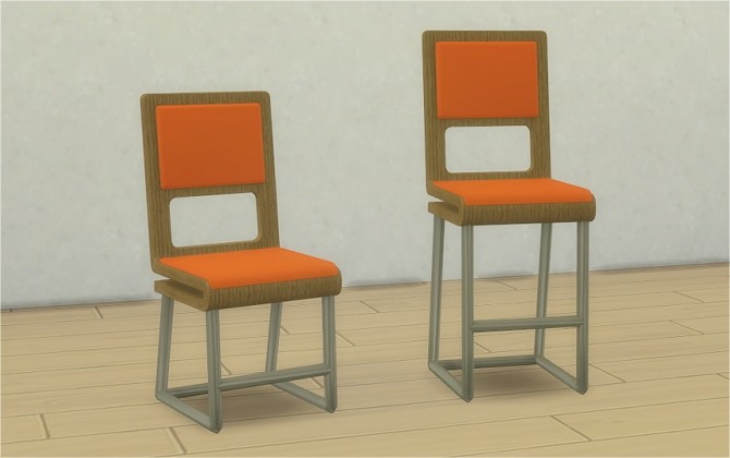 Sims 4 Gambles Folded Bar Stool and Chair at Veranka
