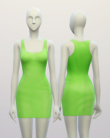 Sims 4 Basic dress M III at Rusty Nail