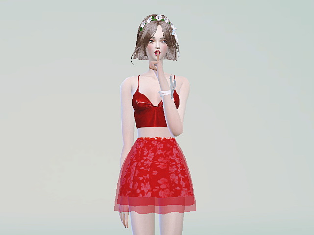 Sims 4 Chiffon mini skirts at Marigold