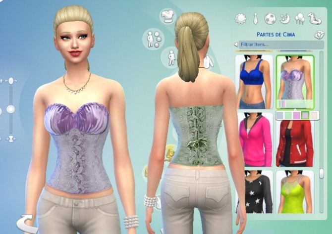 Sims 4 Fashion Corset at My Stuff