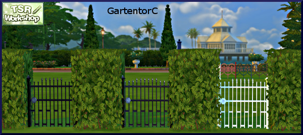 Sims 4 ABC gate by Christine1000 at Sims Marktplatz