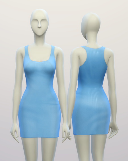 Basic dress M III at Rusty Nail » Sims 4 Updates