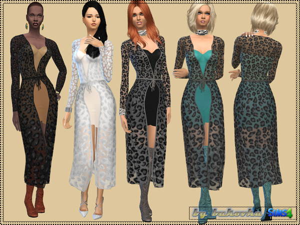 Sims 4 Dress Amazon by bukovka at TSR