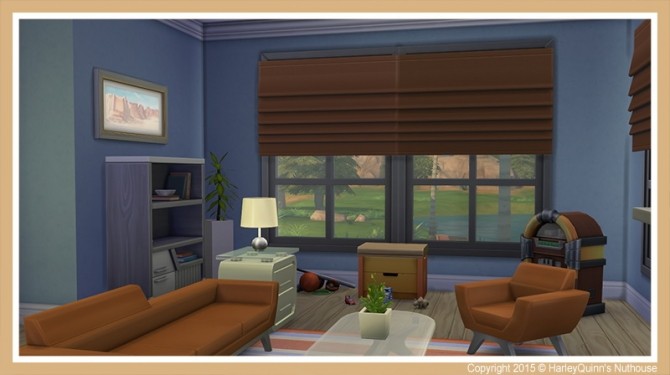 Sims 4 Piedra Azul house at Harley Quinn’s Nuthouse