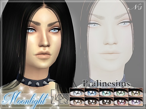 Sims 4 Moonlight Eyes by Pralinesims at TSR