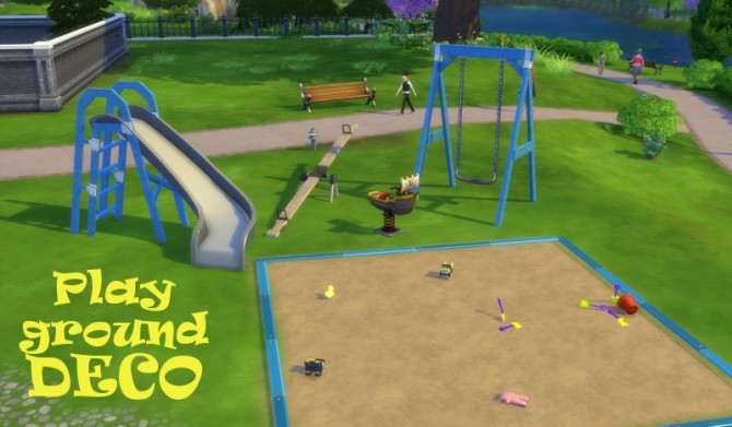 Sims 4 Playground DECO Set at Leander Belgraves