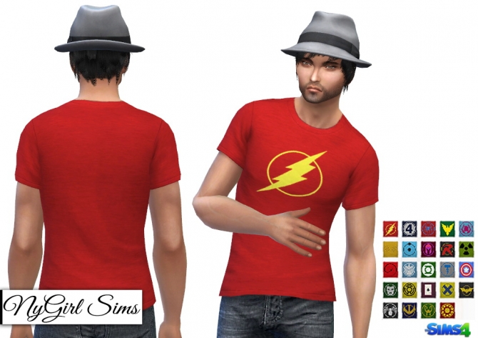 superhero shirts mods sims 4