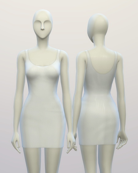 Sims 4 Basic dress M II at Rusty Nail