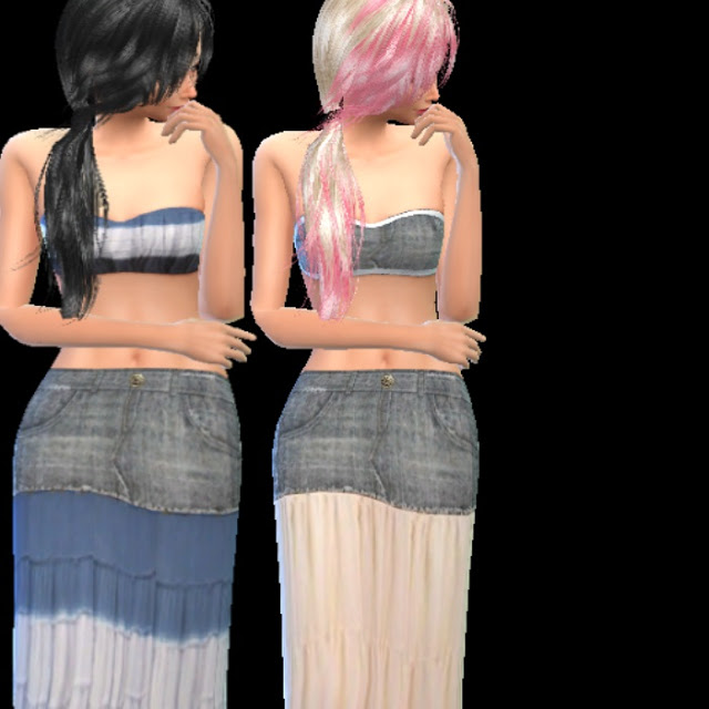 Sims 4 Boho outfits at Dachs Sims