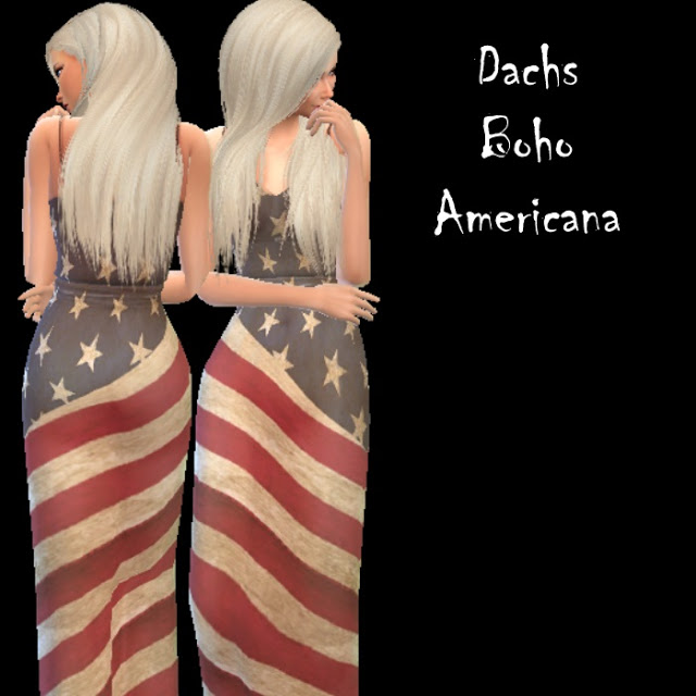 Sims 4 Boho outfits at Dachs Sims