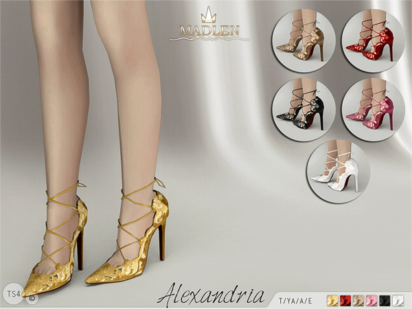 Sims 4 Madlen Alexandria Shoes by MJ95 at TSR