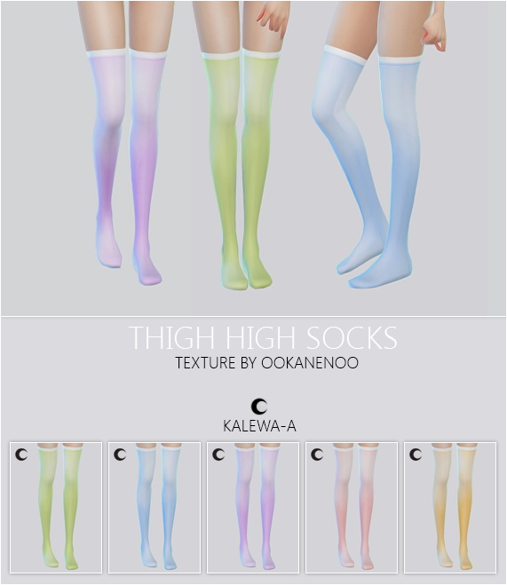 Sims 4 Thigh High Socks at Kalewa a