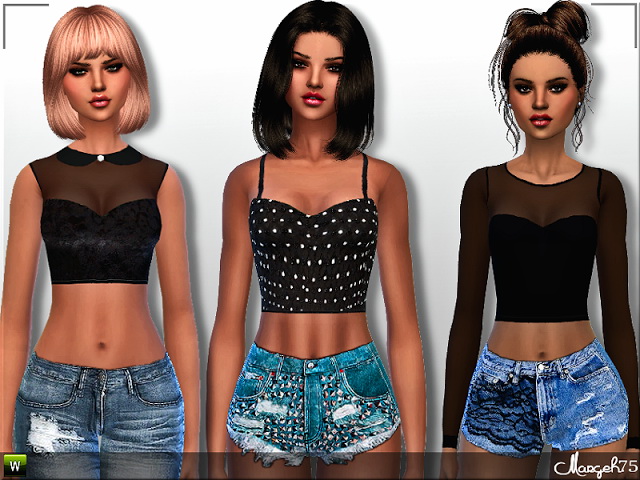 Sims 4 Various Tops 2 by Margie at Sims Addictions