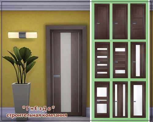 Sims 4 Vivo Porte interior doors at Sims by Mulena