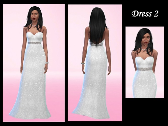 Glitter Wedding Suit and Dresses at Tacha 75 » Sims 4 Updates