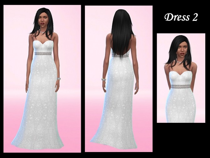Sims 4 Glitter Wedding Suit and Dresses at Tacha 75