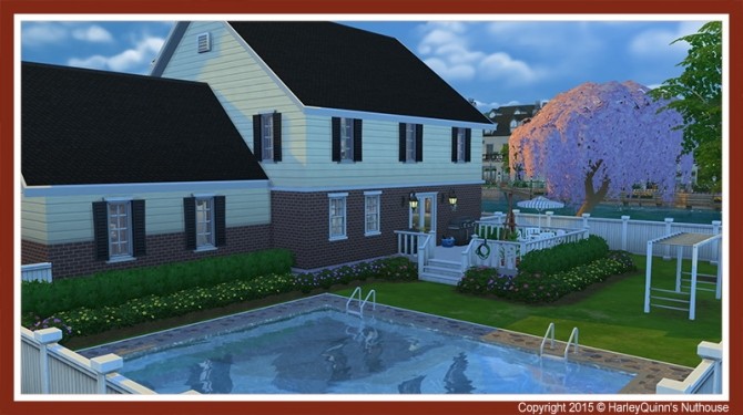 Sims 4 The Traditional house at Harley Quinn’s Nuthouse