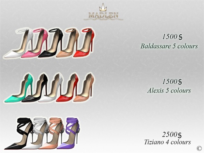 Sims 4 Deco shoes for stores at Madlen Sims