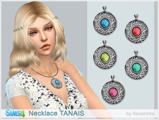 Tanais Necklace At Sims By Severinka Sims 4 Updates