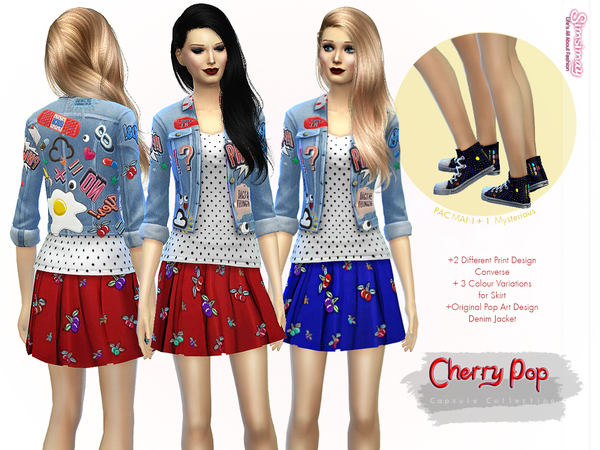 Sims 4 Cherry Pop Capsule Collection I by Simsimay at TSR