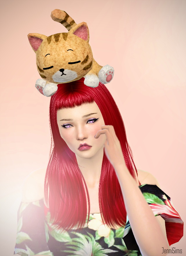 Sims 4 Toy Kitty head accessory at Jenni Sims