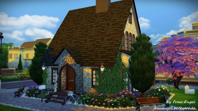 Sims 4 Lavender house at Frau Engel