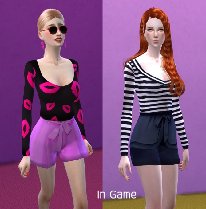 Sims 4 Romper 5 designs at manuea Pinny
