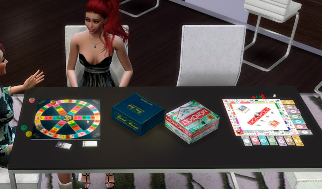 Sims 4 Monopoly and Trivial Clutter Games at pqSims4